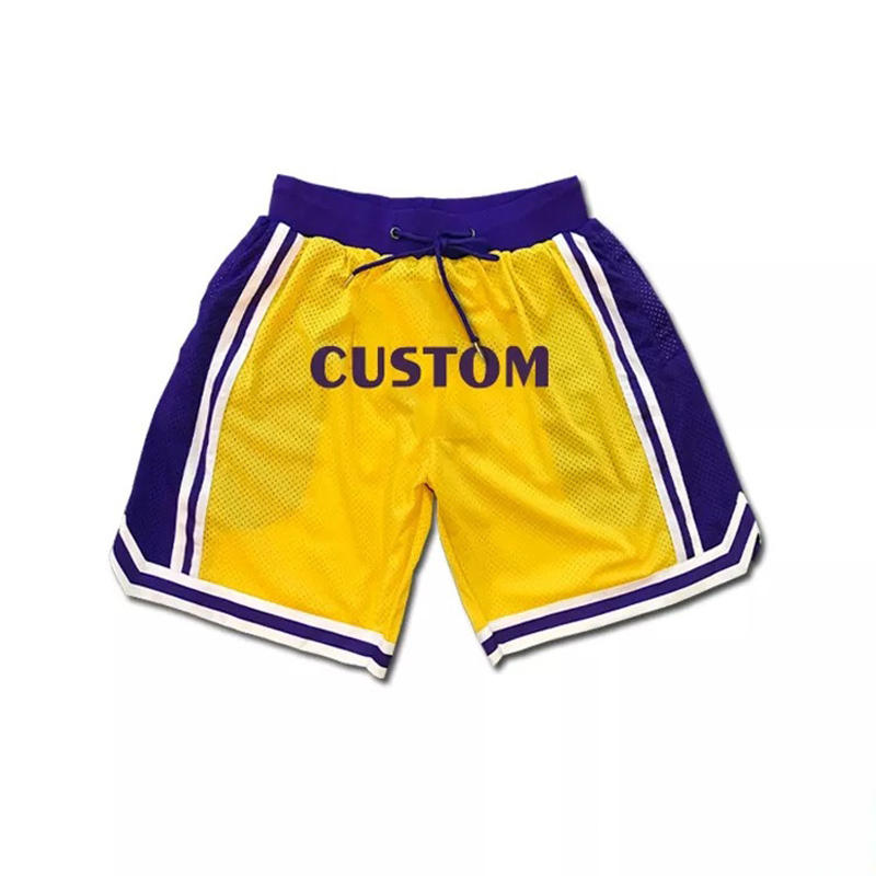 Hestic Sports Wear High Quality Custom Made Basketball Shorts For Mens Cropped Fit Polyester Plain Sublimation Shorts For Mens
